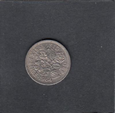 Beschrijving: 6 Pence  ELIZABETH II  